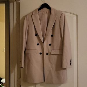 Tahari Jacket in light wood. Size 10